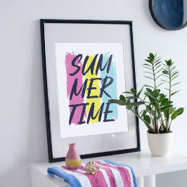 Poster Graphique d'été.