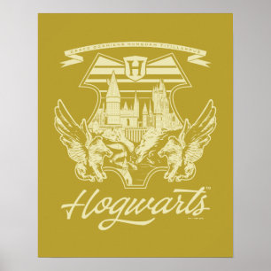 Poster Graphique du bouclier ailé HOGWARTS™