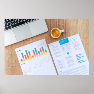 Poster Graphique graphique finance données financières