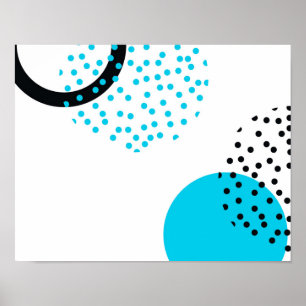 Poster Graphique moderne, simple, tendance, en cercle urb