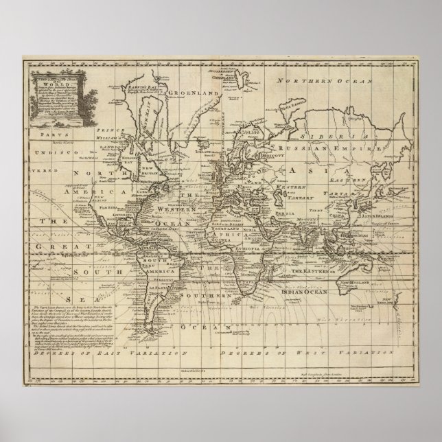 Poster Graphique mondial (Devant)