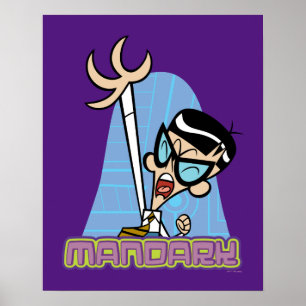 Poster Graphique Nom de caractère Mandark