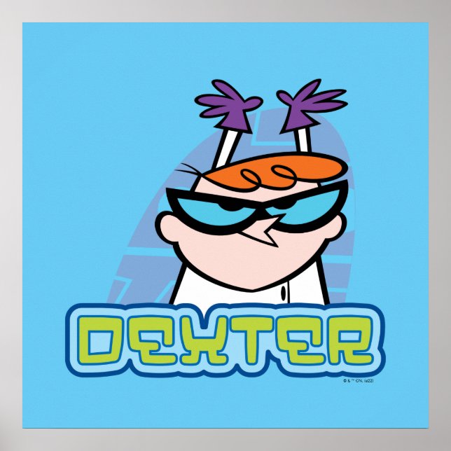 Poster Graphique Nom du caractère de Dexter (Devant)