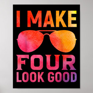 Poster Graphiques de devis Anniversaires de enfants de 4 