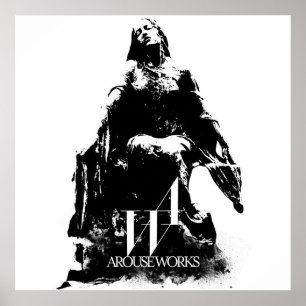 Poster Graphiques noirs et blancs