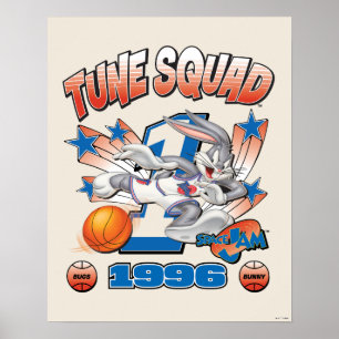 Poster Graphisme de basketball SPACE JAM™ BUGS BUNNY™ #1