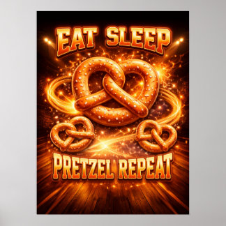 Poster Graphisme de Bretzel Fougueux