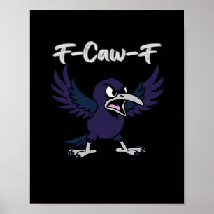 Poster Graphisme esthétique F-Caw-F