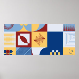 Poster Graphisme numérique conception graphique de motif 