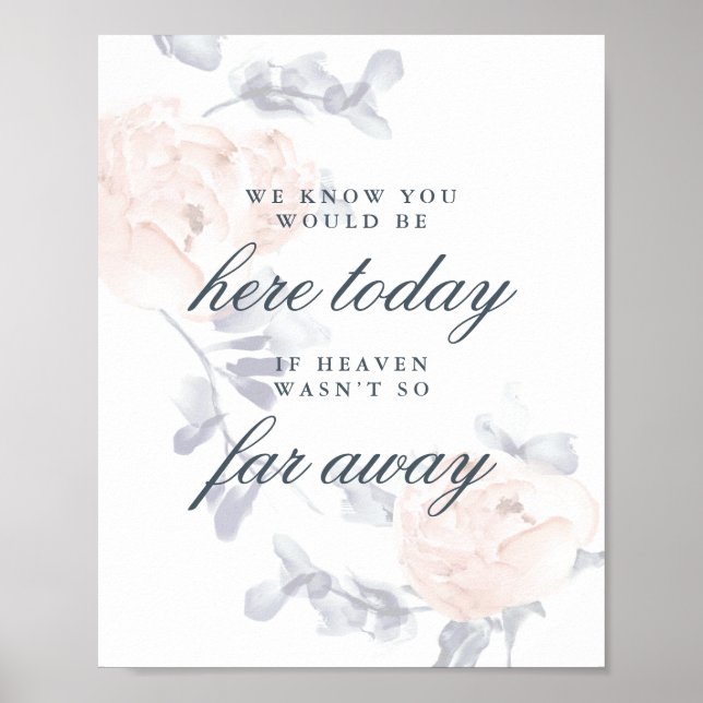 Poster Gras Peony (Devant)