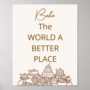 Poster Gras Sans Serif	Affiche d'art mural propre   cuisi