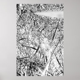 Poster Grass Alien blanc