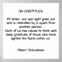 Poster Gratitude