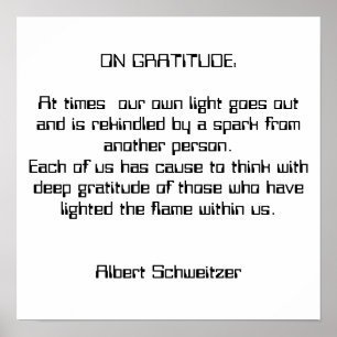 Poster Gratitude
