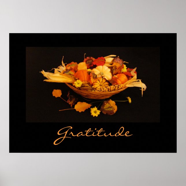 Poster Gratitude (Devant)
