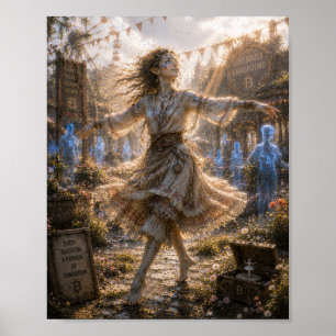 Poster Gratitude / Danseur folklorique / Ancienne foire