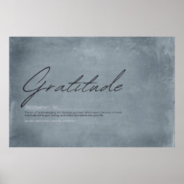 Poster Gratitude is the Attitude: Elevate Your Life 