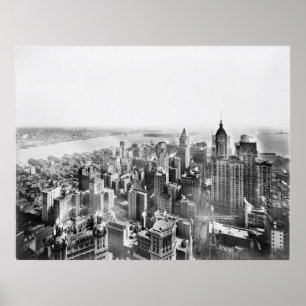 Poster Gratte-ciel vintage Photo (1913) de Lower
