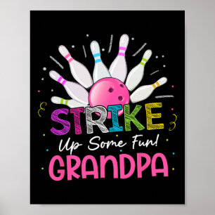 Poster Grattez Un Grand-Père Amusant De La Fille Annivers