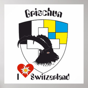 Poster Graubünden Grigioni Grischun