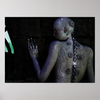 Poster Gravé et cassé