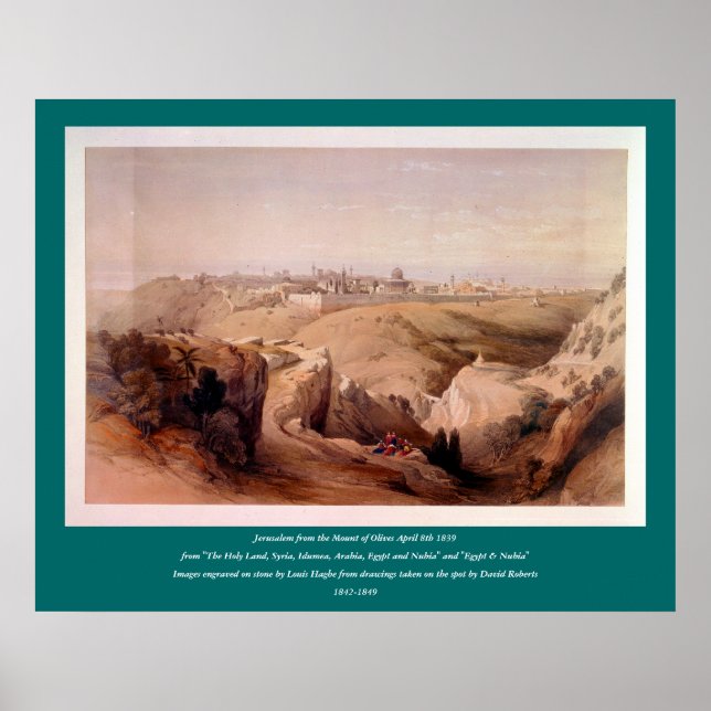 Poster Gravé sur pierre par Louis Haghe (Devant)