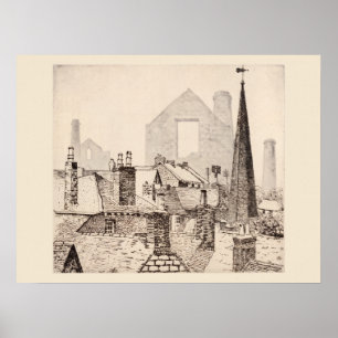 Poster Gravures de fantômes de Cornouailles, Réimpression