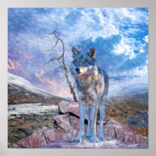 Poster Gray Wolf RÉPONSE À L'APPEL