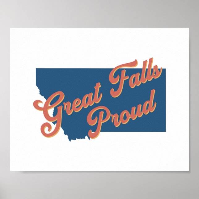 Poster Great Falls Fier - Great Falls, Montana imprimer (Devant)