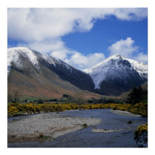 Poster Great Gable et Kirk Fell Wasdale Lake District