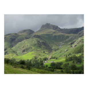 Poster Great Langdale Valley, Lake District, Angleterre