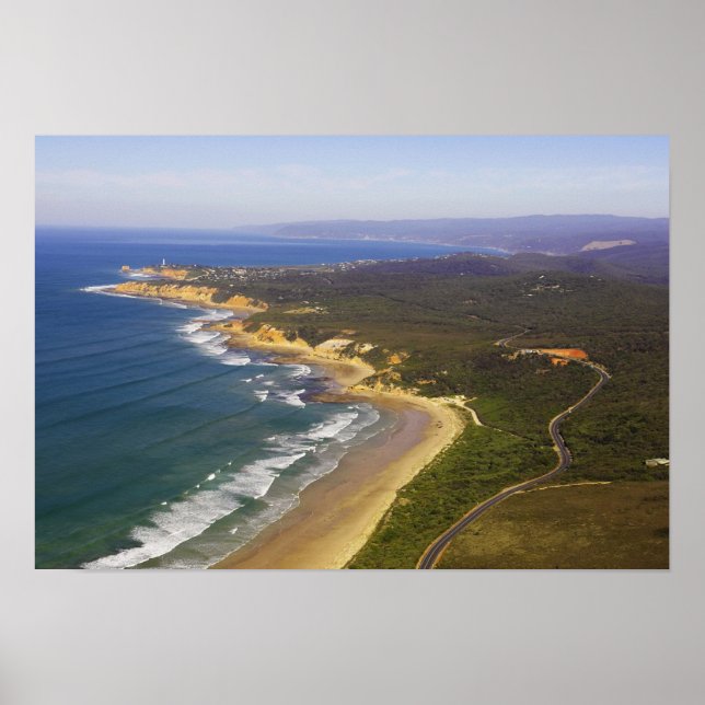 Poster Great Ocean Road et Split Point Lighthouse, (Devant)
