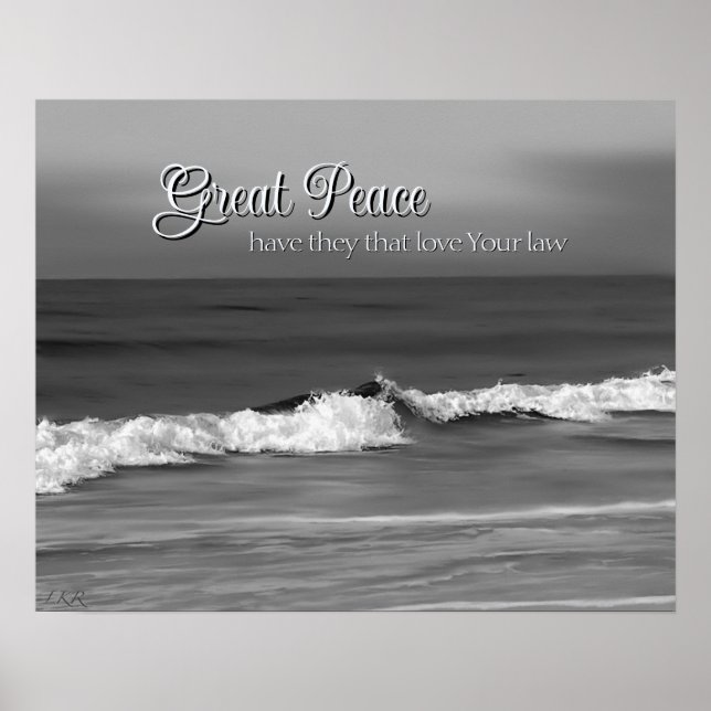Poster Great Peace That Love Your Law Oceanside (Devant)