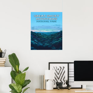 Poster Great Smoky Mountains National Park Tennessee