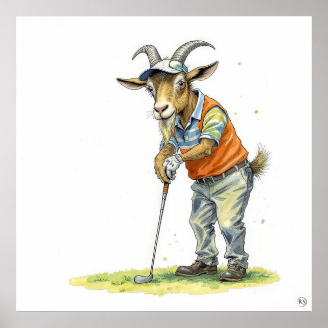 Poster Greatest Of All Time - Golf Art Print (Devant)