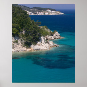 Poster GRÈCE, Îles de la mer Égée du Nord-Est, SAMOS,