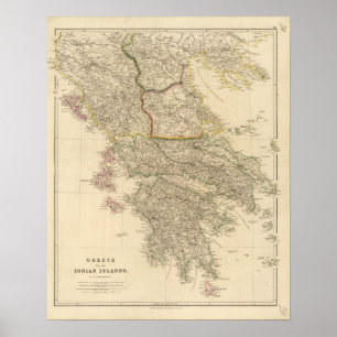 Poster Greece, Ionian Islands