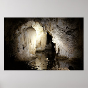 Poster Green Lake Room - Carlsbad Cavernes