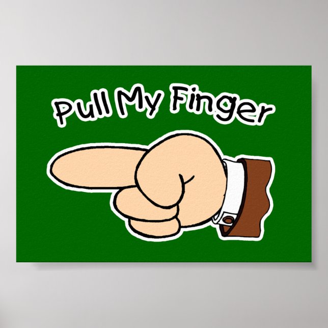 Poster Green Pull My Finger (Devant)