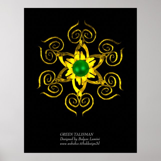 POSTER GREEN TALISMAN (Devant)