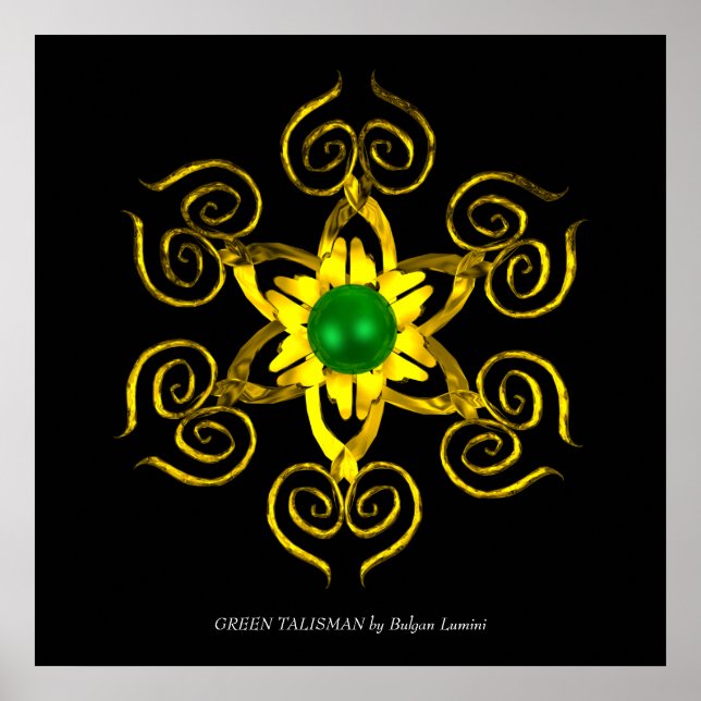 POSTER GREEN TALISMAN (Devant)