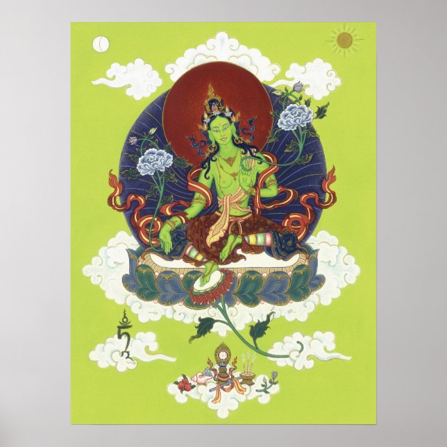 POSTER Green Tara - à partir de 14,25 $ (Devant)