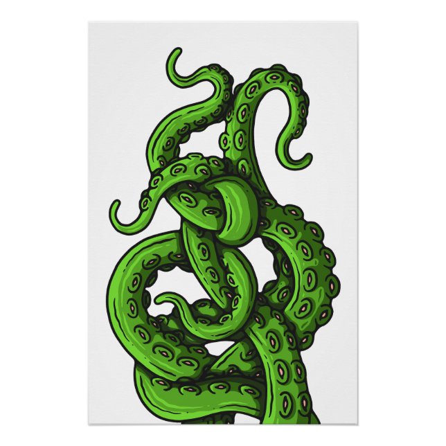 Poster Green Tentacles (Devant)