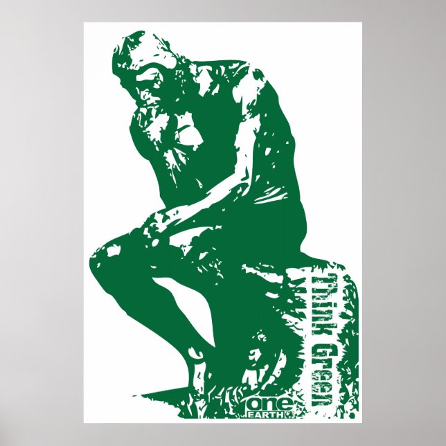 Poster Green Thinker (Devant)