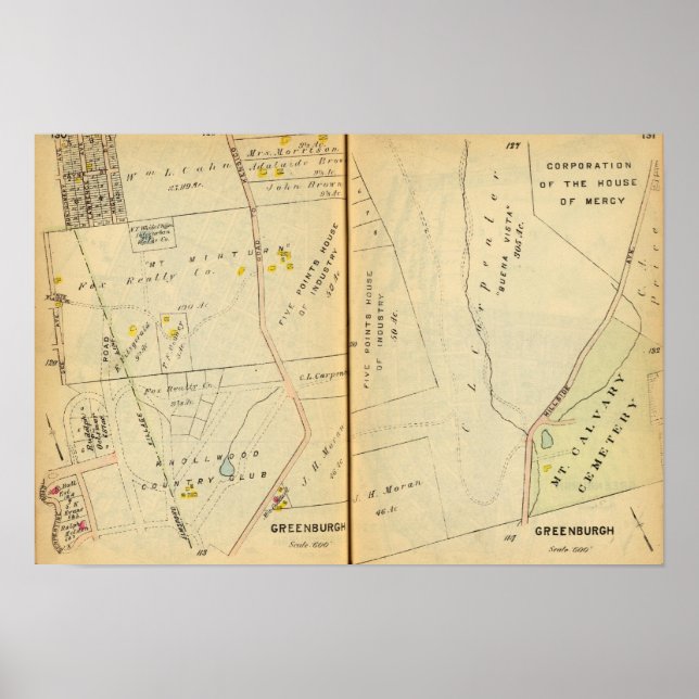 Poster Greenburg, New York 8 (Devant)