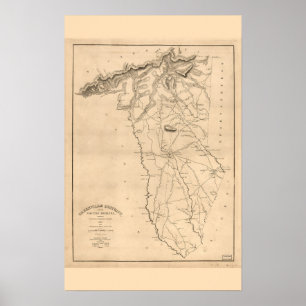 Poster Greenville, SC Historic Vintage Wall Art