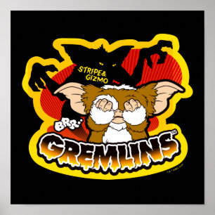 Poster Gremlins   Gizmo Stripe