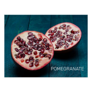Poster Grenade Fruit végétal Gourmet Foodie Souvenir