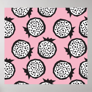 Poster Grenade moderne : Style Abstrait sans couture