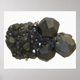 Poster Grenat en forme naturelle